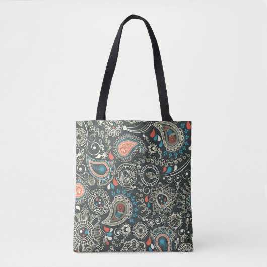 Paisley Pattern 3 Tote Bag (Voorkant)