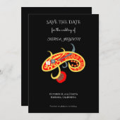 Paisley Pattern | Abstract Floral | Boho Art Save The Date (Voorkant / Achterkant)