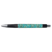 Paisley Pattern blauwgroen blauw Pen (Voorkant)