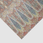 Paisley Pattern Blue Red Grey Decoupage Tissuepapier (Detail)