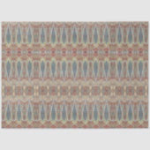 Paisley Pattern Blue Red Grey Decoupage Tissuepapier (Voorkant)
