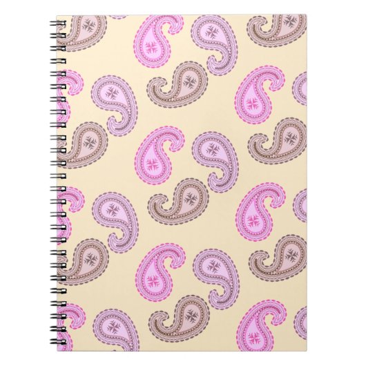 Paisley Pattern Boho-Notitieboek Notitieboek (Voorkant)