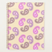 Paisley Pattern Boho Standard Size Planner (Voorkant)