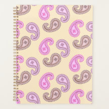 Paisley Pattern Boho Standard Size Planner