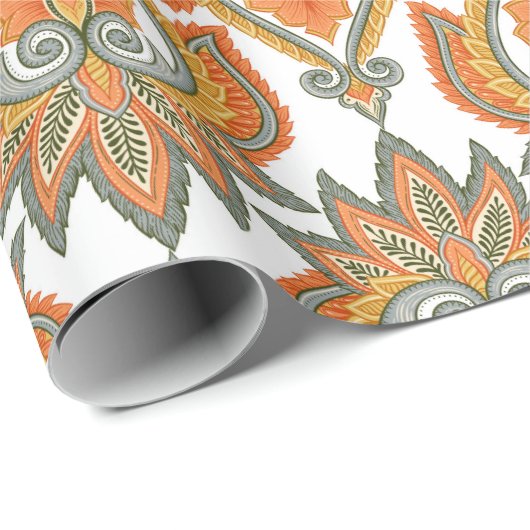 Paisley Pattern Cadeaupapier (Rol Hoek)