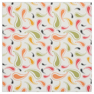 Paisley Pattern Fabric   Afdrukken van Cute Paisle Stof