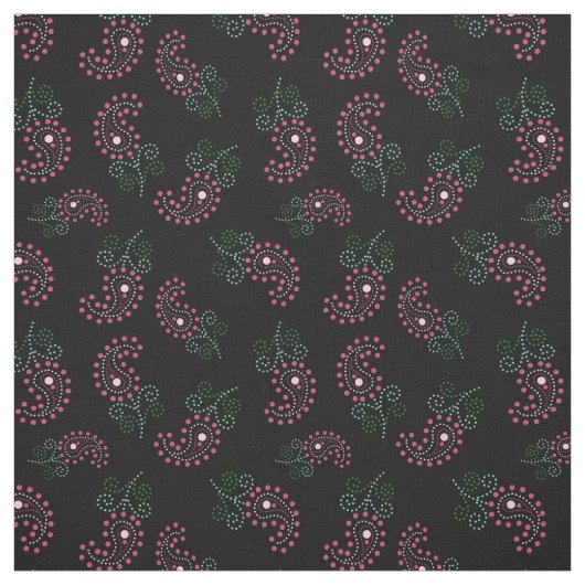 Paisley Pattern Fabric | Stippen Paisley Print Stof (Swatch)