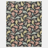 Paisley Pattern  Fleece Deken (Voorkant)