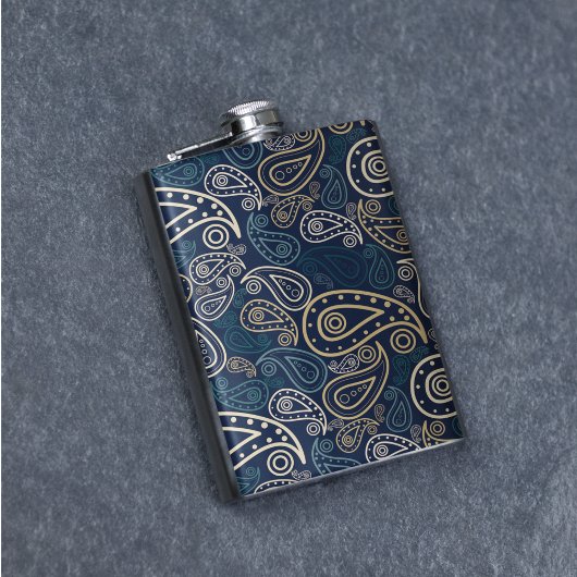 Paisley Pattern Heupfles