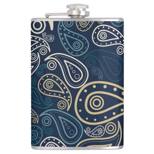 Paisley Pattern Heupfles (Voorkant)