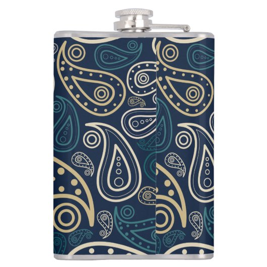 Paisley Pattern Heupfles (Achterkant)