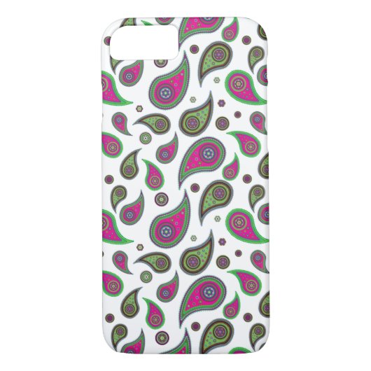 Paisley Pattern iPhone 7 Hoesjes (Achterkant)