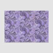 Paisley Pattern Paars Tissuepapier (Voorkant)