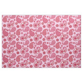 Paisley Pattern, Peppermint Pink and White Stof (Fat Quarter)