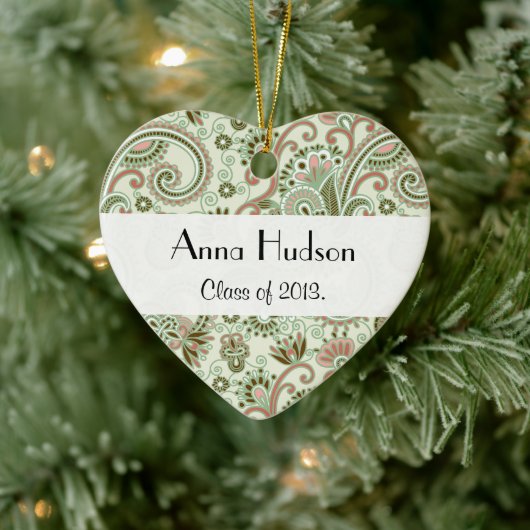 Paisley Pattern, Persian Paisley, Afstuderen Keramisch Ornament (Boom)