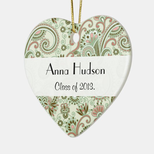 Paisley Pattern, Persian Paisley, Afstuderen Keramisch Ornament (Links)