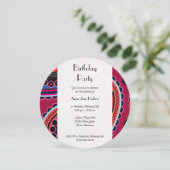 Paisley Pattern, Persian Paisley, Boteh, Birthday Kaart (Staand voorkant)