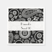 Paisley Pattern, Persian Paisley, Boteh, Sweet 16 Servetten (Voorkant)