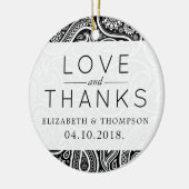 Paisley Pattern, Persian Paisley, Boteh, Wedding Keramisch Ornament (Links)