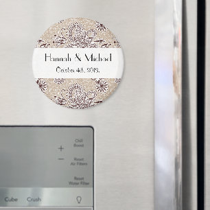 Paisley Pattern, Persian Paisley, Boteh, Wedding Magneet