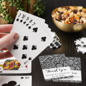 Paisley Pattern, Persian Paisley, Boteh, Wedding Pokerkaarten (Insitu)