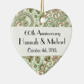 Paisley Pattern, Persian Paisley, Jubileum Keramisch Ornament (Rechts)