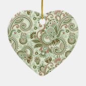 Paisley Pattern, Persian Paisley, Jubileum Keramisch Ornament (Achterkant)