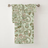 Paisley Pattern, Persian Paisley, Oriental Paisley Bad Handdoek (Insitu)