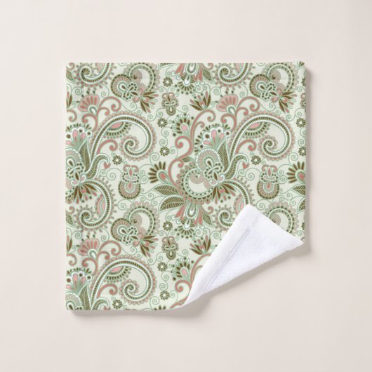 Paisley Pattern, Persian Paisley, Oriental Paisley Bad Handdoek (Wasdoekje)