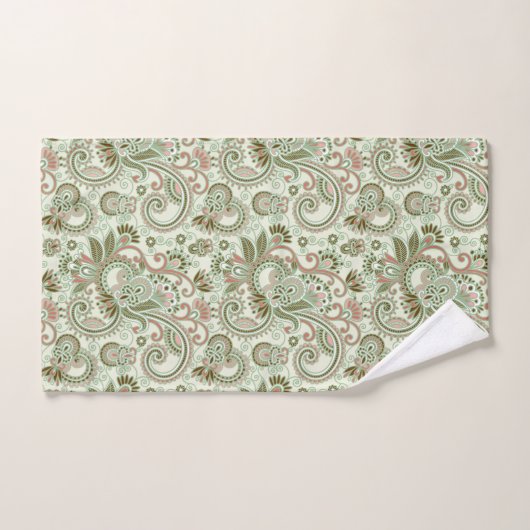 Paisley Pattern, Persian Paisley, Oriental Paisley Bad Handdoek (Handdoek)