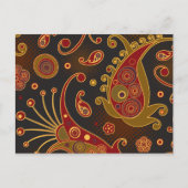 Paisley Pattern, Persian Paisley, Oriental Paisley Briefkaart (Voorkant)