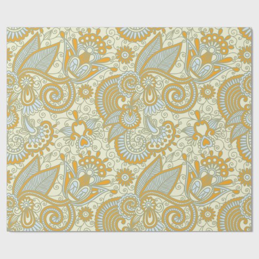 Paisley Pattern, Persian Paisley, Oriental Paisley Cadeaupapier (Vlak)