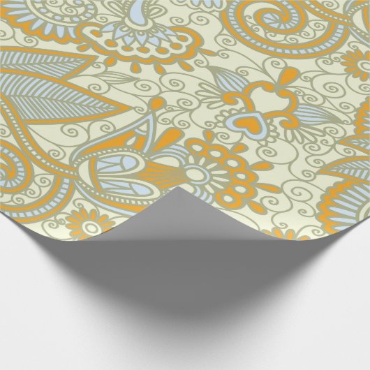 Paisley Pattern, Persian Paisley, Oriental Paisley Cadeaupapier (Hoek)