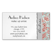 Paisley Pattern, Persian Paisley, Oriental Paisley Magnetisch Visitekaartje (Voorkant)