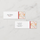 Paisley Pattern, Persian Paisley, Oriental Paisley Mini Visitekaartje (Voorkant / Achterkant)