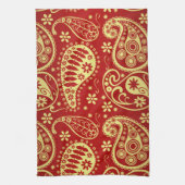 Paisley Pattern, Persian Paisley, Oriental Paisley Theedoek (Verticaal)