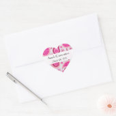 Paisley Pattern, Persian Paisley, Quinceanera Hart Sticker (Envelop)