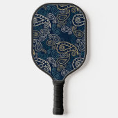 Paisley Pattern Pickleball Paddle (Achterkant)