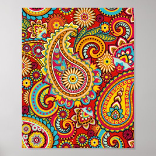 Paisley Pattern Print (Voorkant)