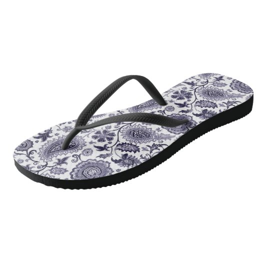  Paisley Pattern Teenslippers (Schuin)