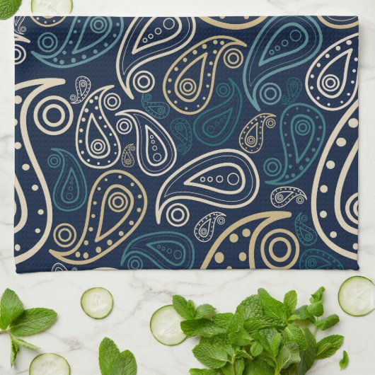 Paisley Pattern Theedoek (Gevouwen)