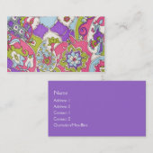 Paisley Pattern Visitekaartje (Voorkant / Achterkant)