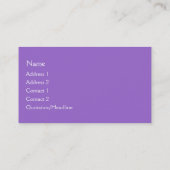 Paisley Pattern Visitekaartje (Achterkant)