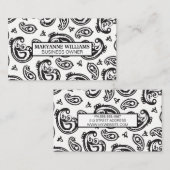 Paisley Pattern Visitekaartje (Voorkant / Achterkant)