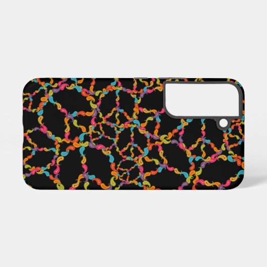 Paisley Peace Samsung Galaxy Hoesje (Achterkant horizontaal)