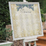 Paisley Peacock Colors Reception Seining Chart Poster<br><div class="desc">Paisley Peacock Wedding Seating Charts. Navy Blue Gold en Green Peacock Paisley Design met Victoriaans Floral Gold Damask Background Wedding Collectie. Mehndi Indian Geïnspireerd esthetisch Elegant Green Gold en Blue Paisley Peacock Pattern Wedding of ook perfect voor de Art deco Art Nouveau Roaring 20s Great Gatsby Wedding Themes. #GrandMillennial Chinoiserie...</div>