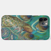  Paisley Peacock Feathers iPhone 5 Case-Mate iPhone Case (Achterkant (horizontaal))