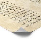 Paisley Peacock Red Earth Deze avond 200 gasten Poster (Hoek)