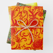 Paisley Pearl, Arcadia en Leafy Sampler Inpakpapier Vel (In situ)