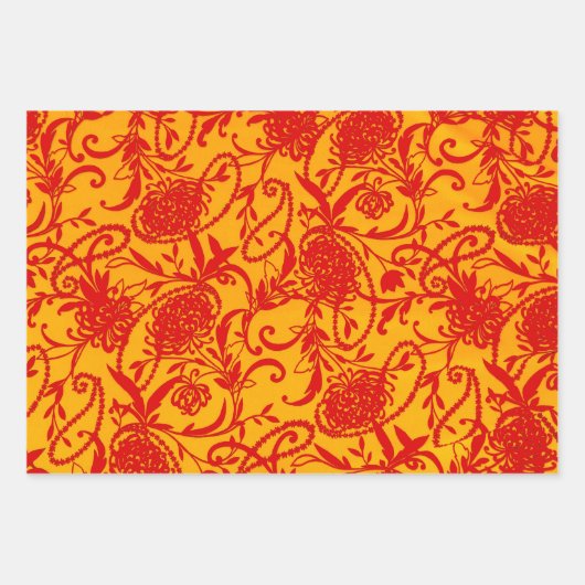 Paisley Pearl, Arcadia en Leafy Sampler Inpakpapier Vel (Voorkant)